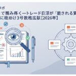 プロップ戦略ラボ | 審査官の視点で読み返す——トレード日誌が「落とされる証拠」に変わる前に直すべき3つの構造欠陥【2026年】